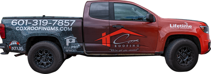 Cox Roofing Service Truck