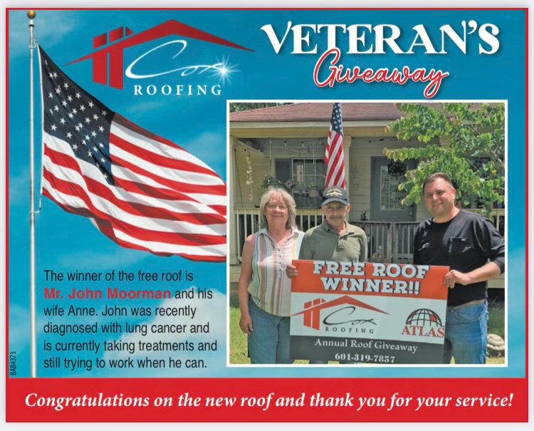 Veteran's Giveaway - Mr. John Moorman